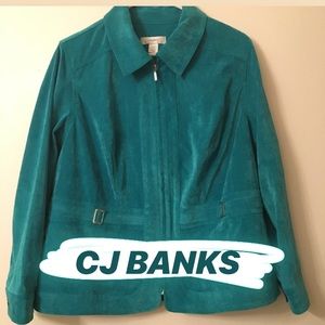 Soft Teal Jacket by CJ Banks - 1X